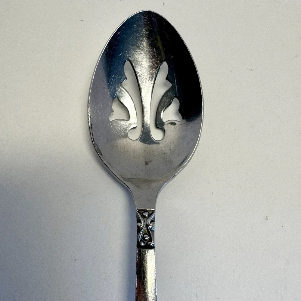 National Stainless‎ Olaf Pierced Serving Spoon Slotted Flatware Replacement